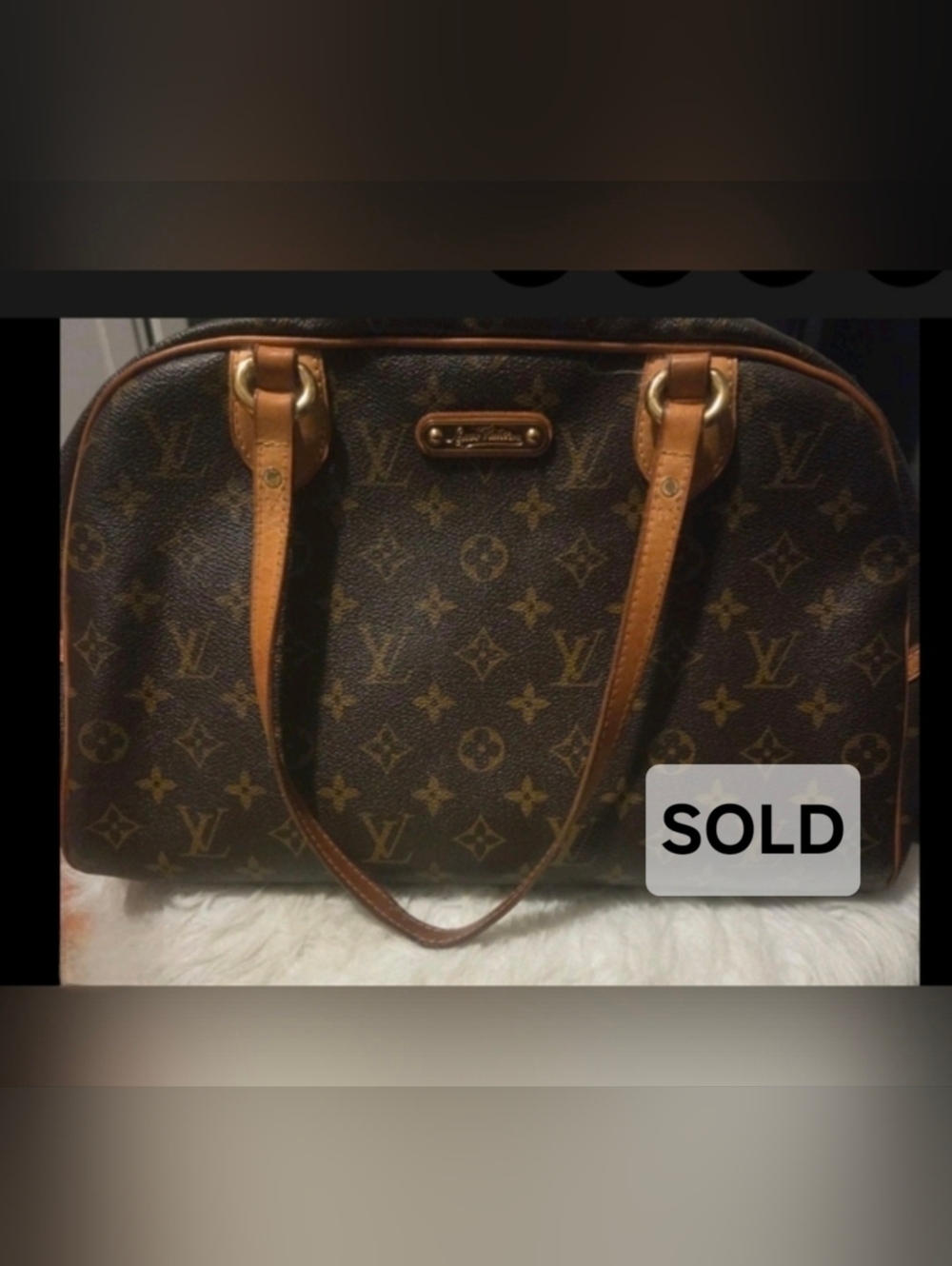 Louis Vuitton Classic Brown Monogram Tote